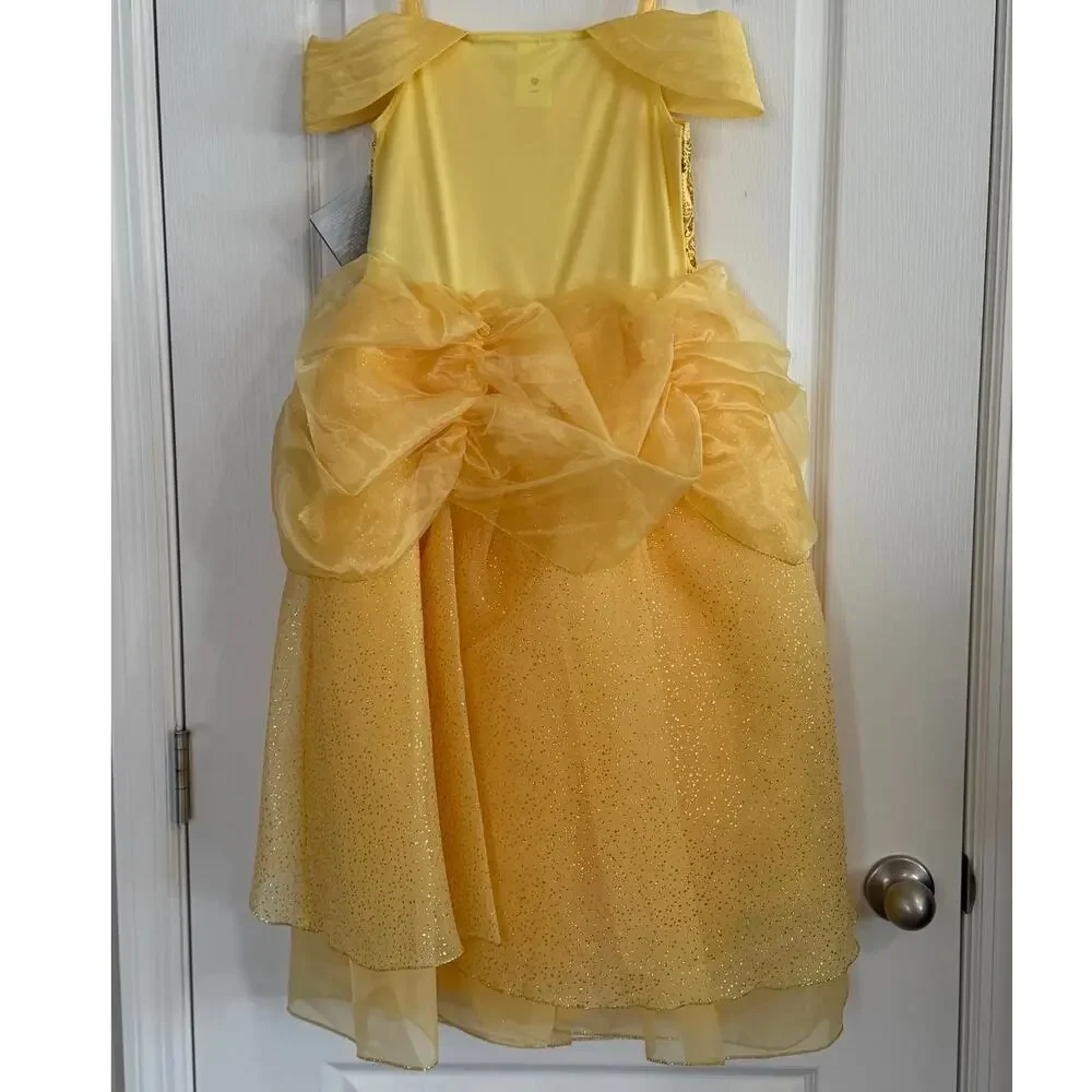 NWT Disney Parks 2020 Deluxe Princess Belle “Castle Collection” Costume Sz 9/10